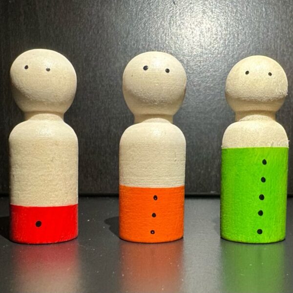 houten energie poppetjes
